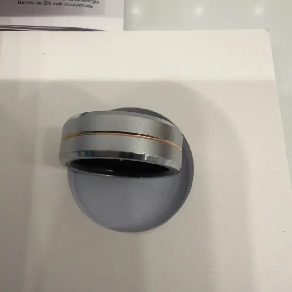 Smart Ring Heart Rate Blood Pressure New Open Box Sleep Tracker Health 9 Silver